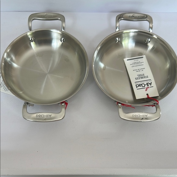 Set of (2) Stainless Steel Mini Pan Set All Clad - Picture 1 of 8